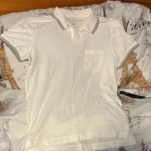 Calvin Klein Men's Polo Shirt with Gray Accents